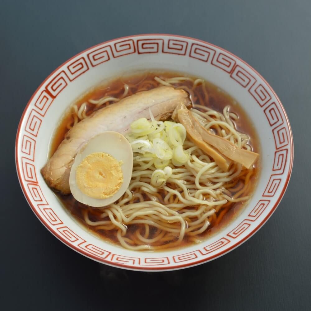 商品名:中華食堂、中加水の中太麺・ちぢれ麺のあっさり醤油ラーメン