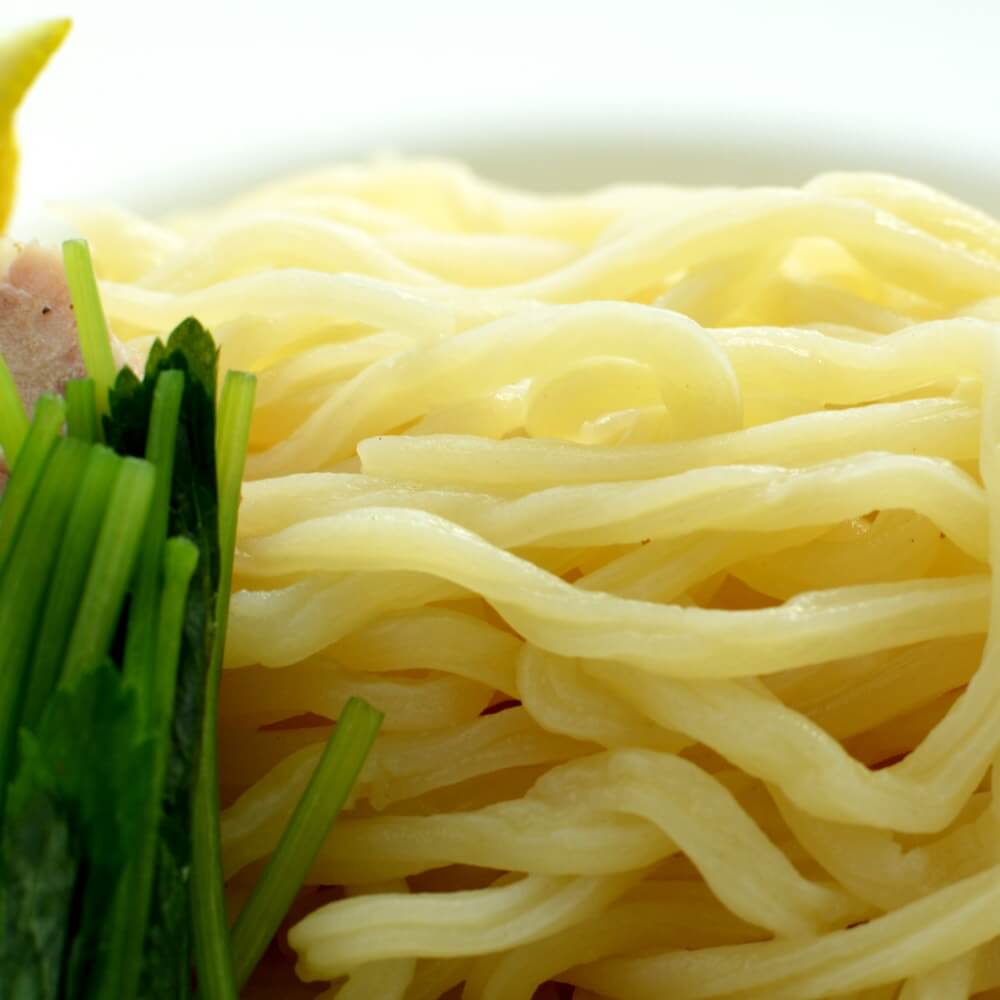 商品名:溝入、多加水 熟成の太麺・ストレート麺のつけめんアップ